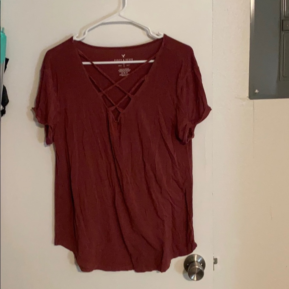 Crisscross tshirt